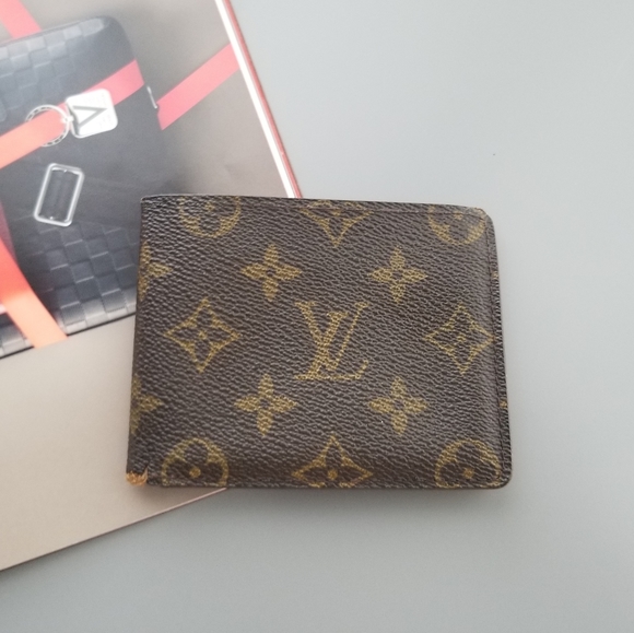 Louis Vuitton LV Vintage Men's Bilfold Wallet Signature/Spain - Picture 1 of 16